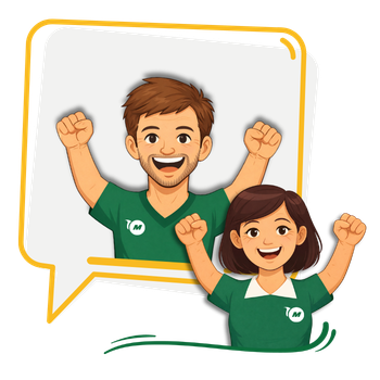 Image de deux bonhomme avec le logo Hero sur le t-shirt