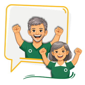 Image de deux bonhomme avec le logo Legend sur le t-shirt