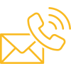 logo - contact de couleur jaune